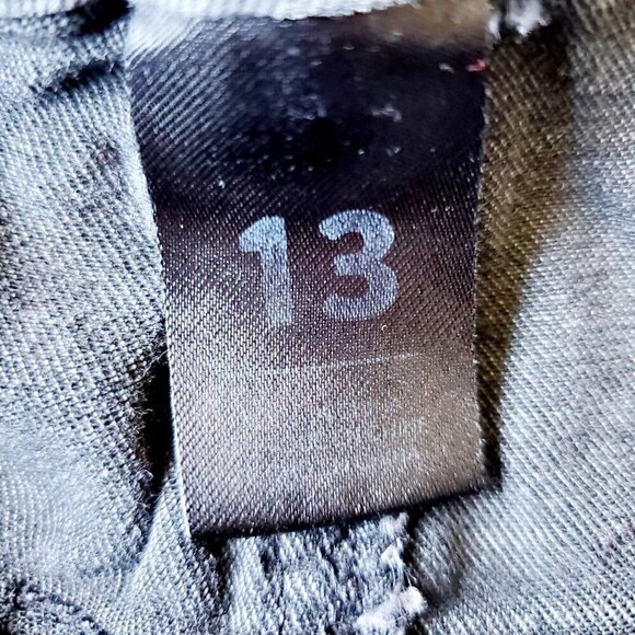 Streetwear society Women’s Jeans size 13 Embroidered High rise Skinny denim - Picture 3 of 12